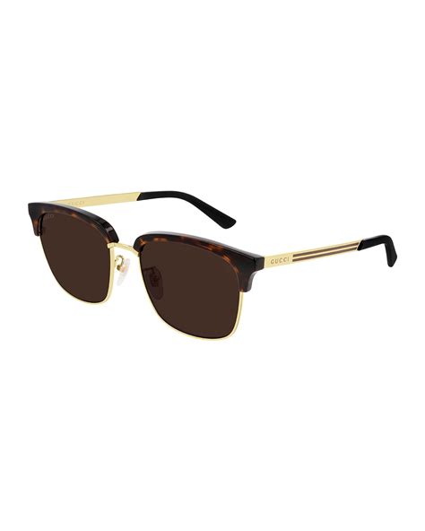 gucci eye glasses small fit havana|gucci havana sunglasses men's.